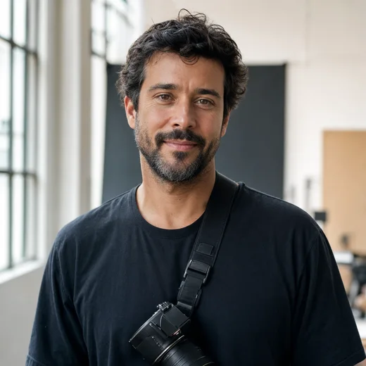 Ivan Petrić, the photographer who runs the Camstrand test bench