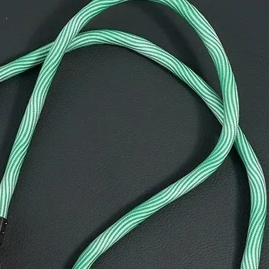 Braided Rope camera strap in Mint
